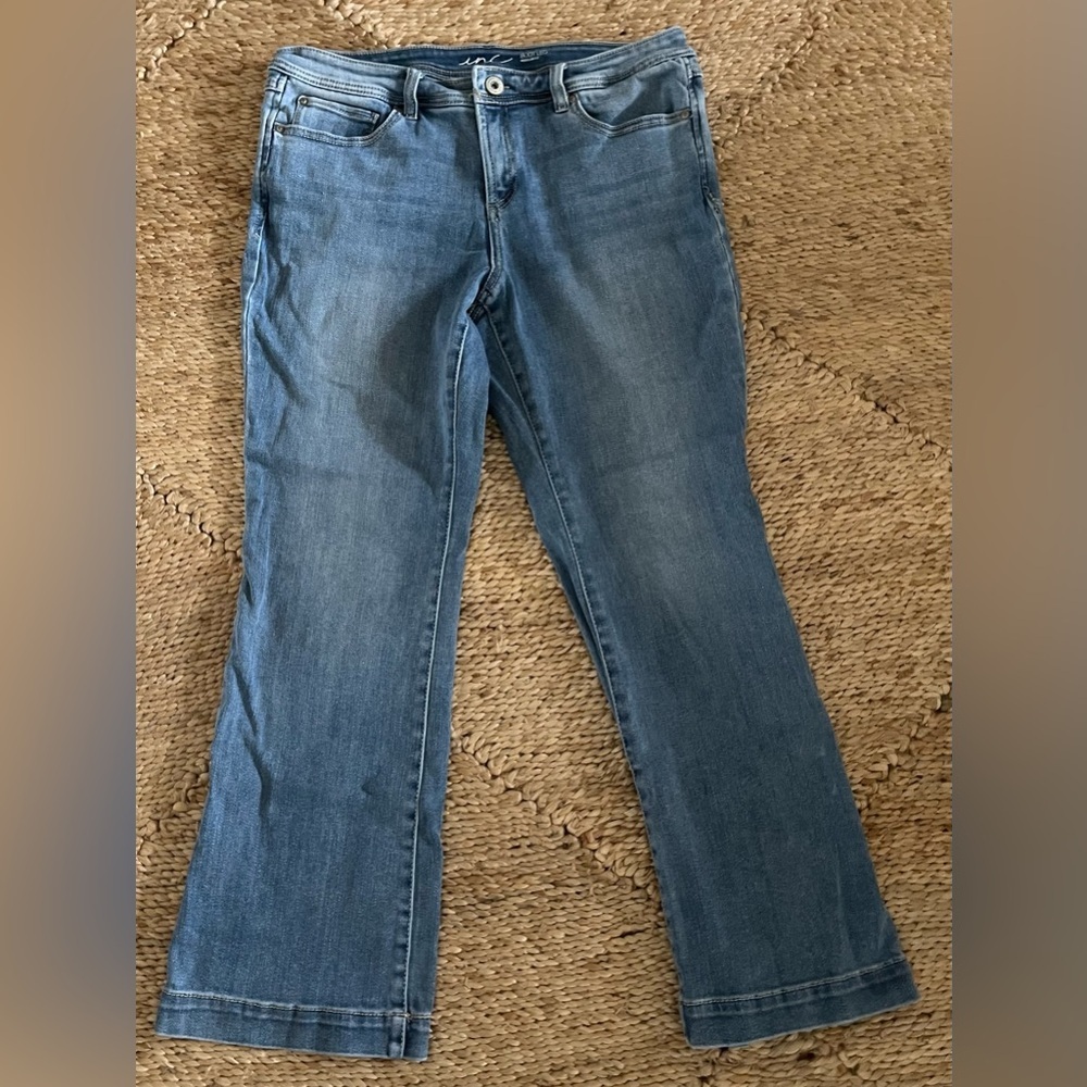 INC International Concepts Women’s Petite Regular Fit Bootcut Jeans